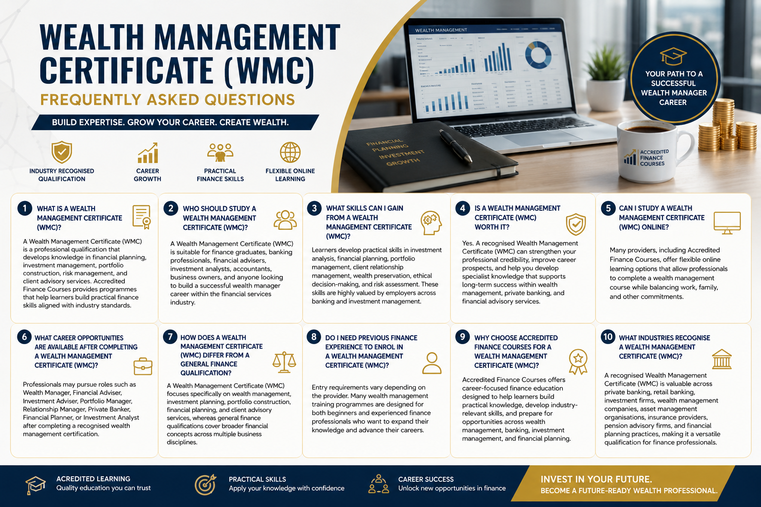 Wealth Management Certificate (WMC) Guide & Benefits| Accredited Finance Cources